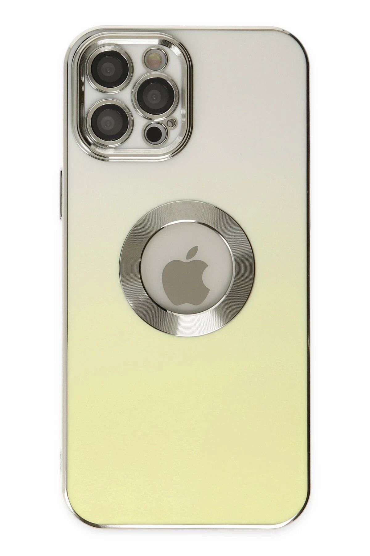 NewFace iPhone 12 Pro Kılıf Best Silikon - Sarı JOJUA