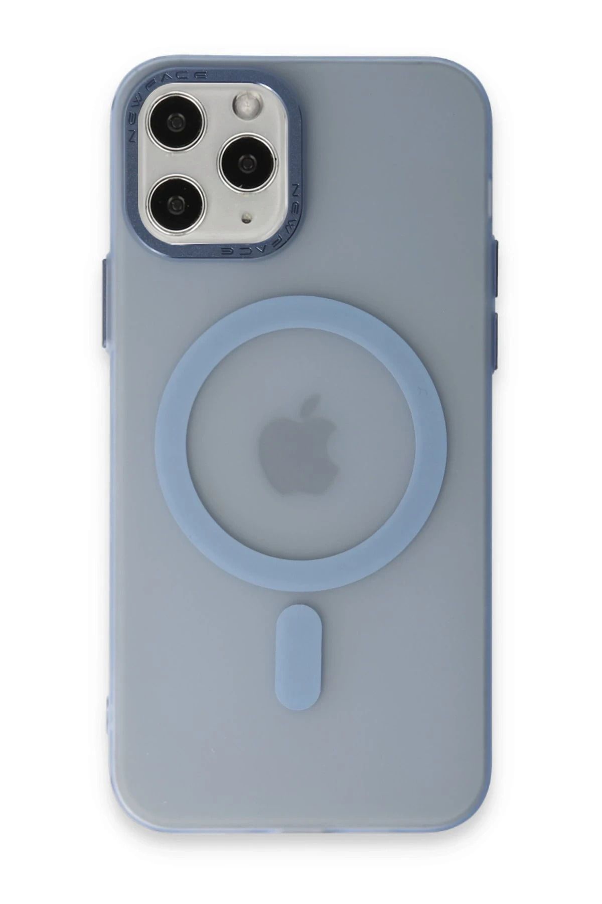 NewFace iPhone 11 Pro Kılıf Lodos Magneticsafe Mat Kapak - Sierra Blue INSLM