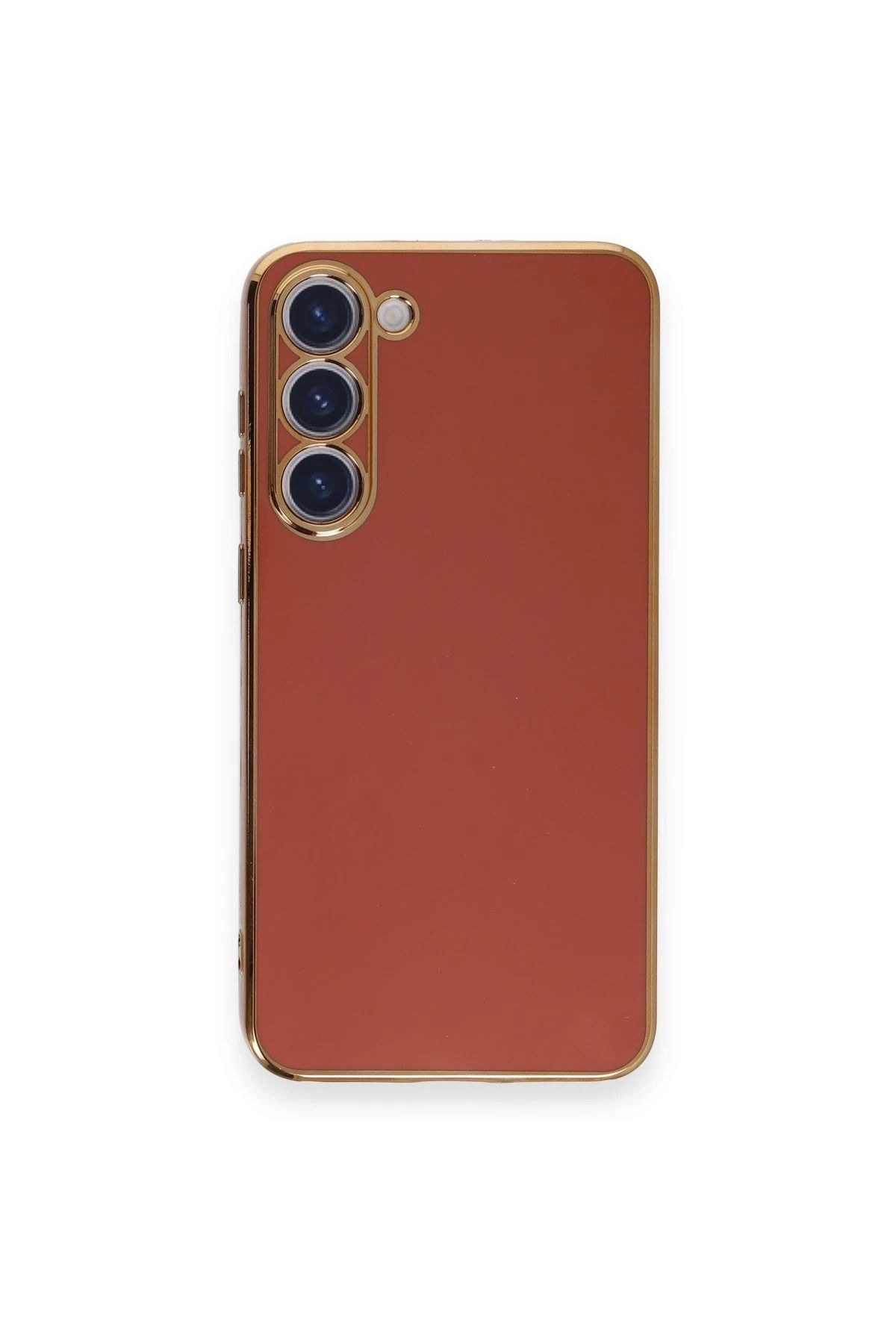 NewFace Samsung Galaxy S23 Plus Kılıf Volet Silikon - Kırmızı INSLM
