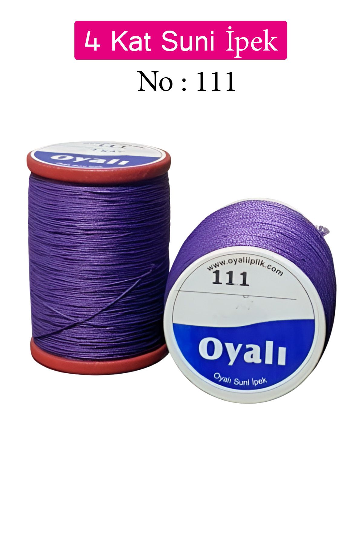 Royaleks Oyalı 4 Kat Suni İpek İplik İğne Oyası Boncuk İpi Tığ Oyası No:111