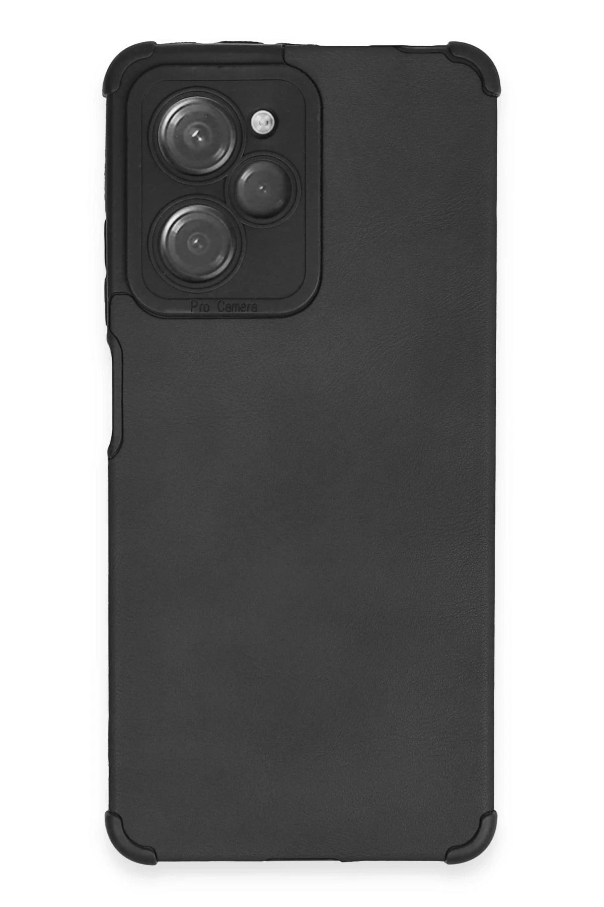 NewFace Xiaomi Redmi Note 12 Pro 5G Kılıf Loop Deri Silikon - Siyah INSLM
