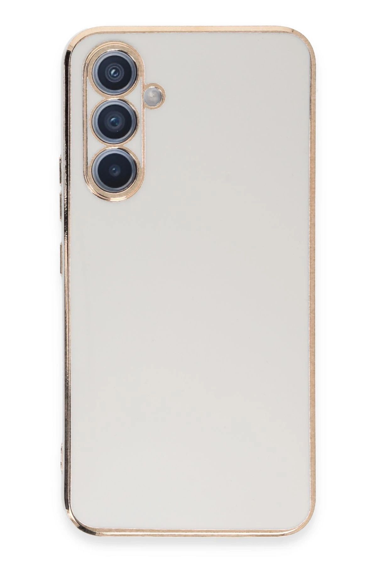 NewFace Samsung Galaxy A54 5G Kılıf Volet Silikon - Beyaz INSLM