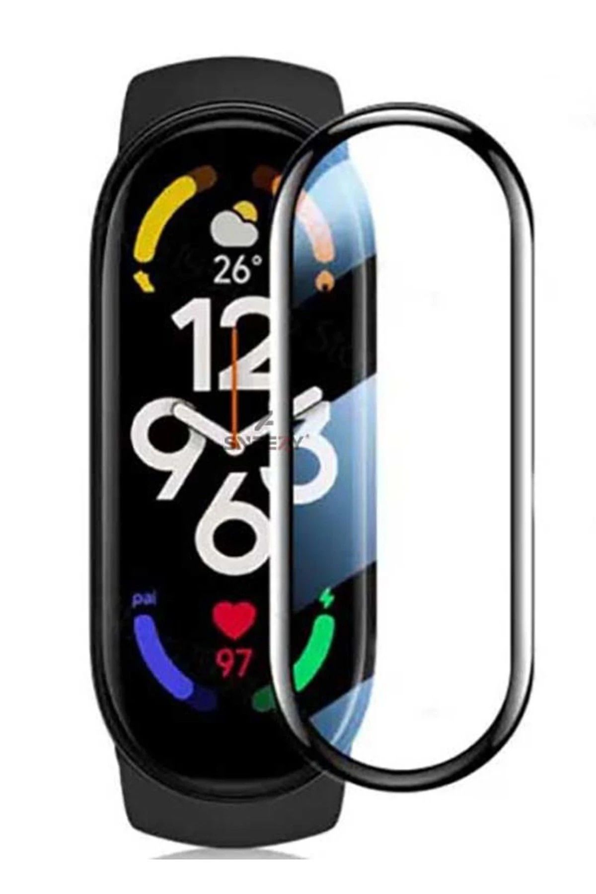 NewFace Xiaomi Mi Band 5 Polymer Nano Ekran Koruyucu - Şeffaf JOJUA