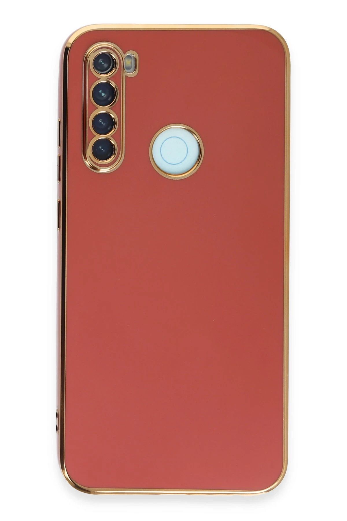NewFace Xiaomi Redmi Note 8 Kılıf Volet Silikon - Kırmızı FERRG