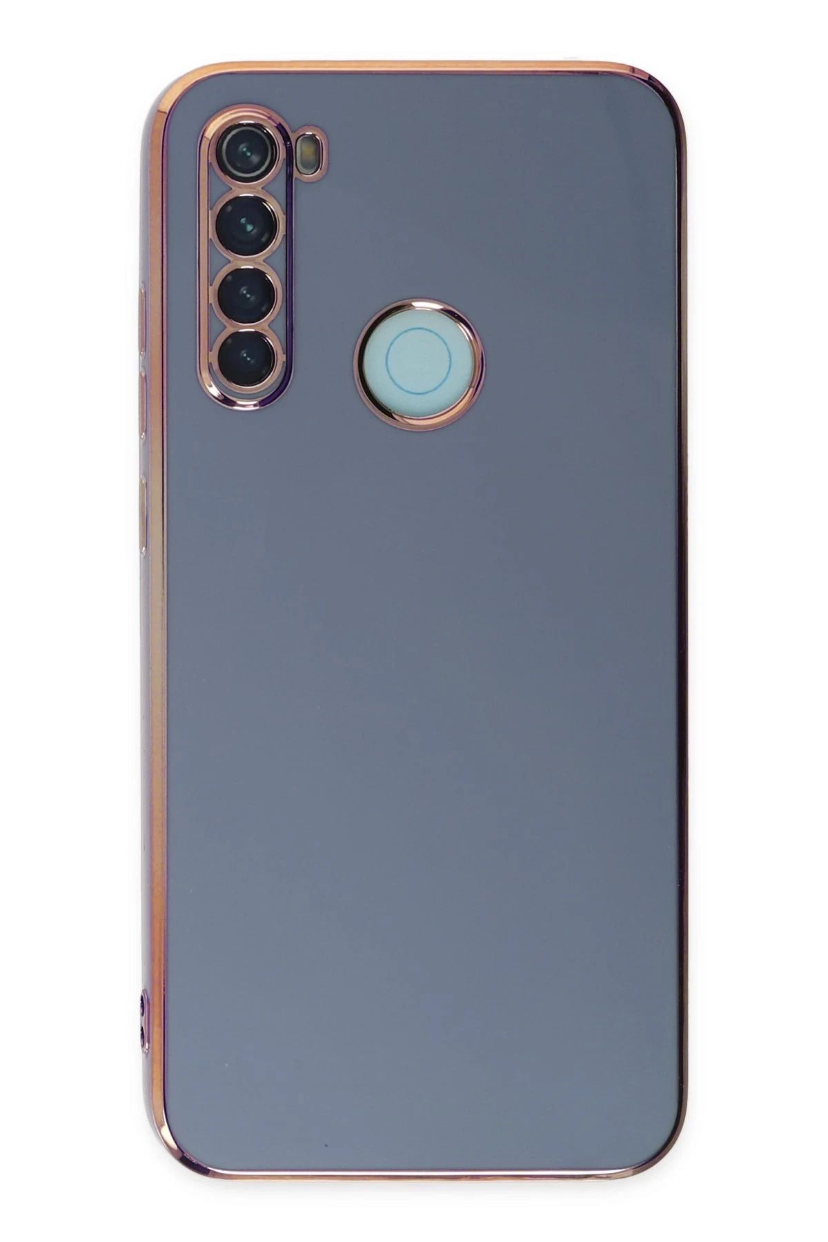 NewFace Xiaomi Redmi Note 8 Kılıf Volet Silikon - Mavi JOJUA