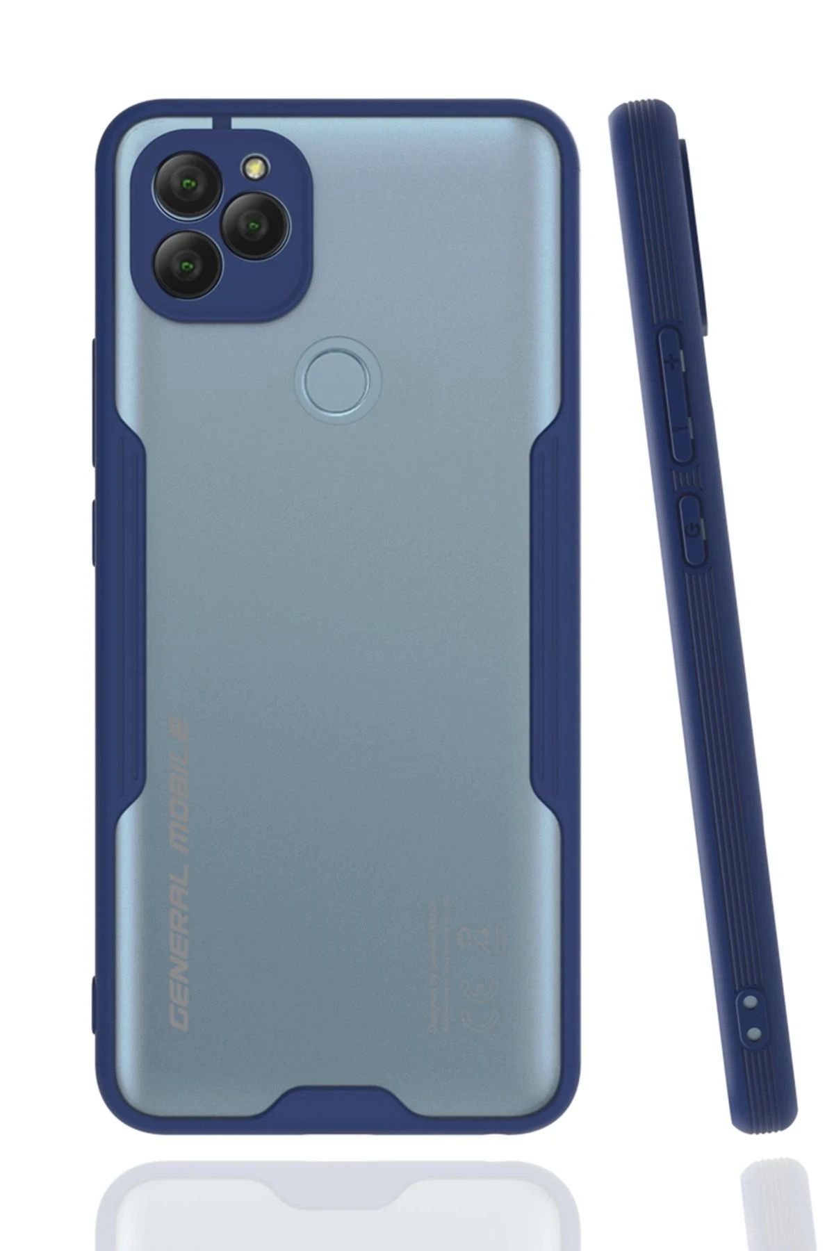 NewFace General Mobile GM 22 Kılıf Platin Silikon - Lacivert INSLM