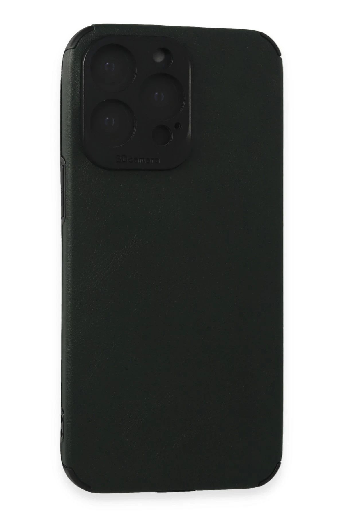 NewFace iPhone 15 Pro Max Kılıf Loop Deri Silikon - Yeşil FERRG