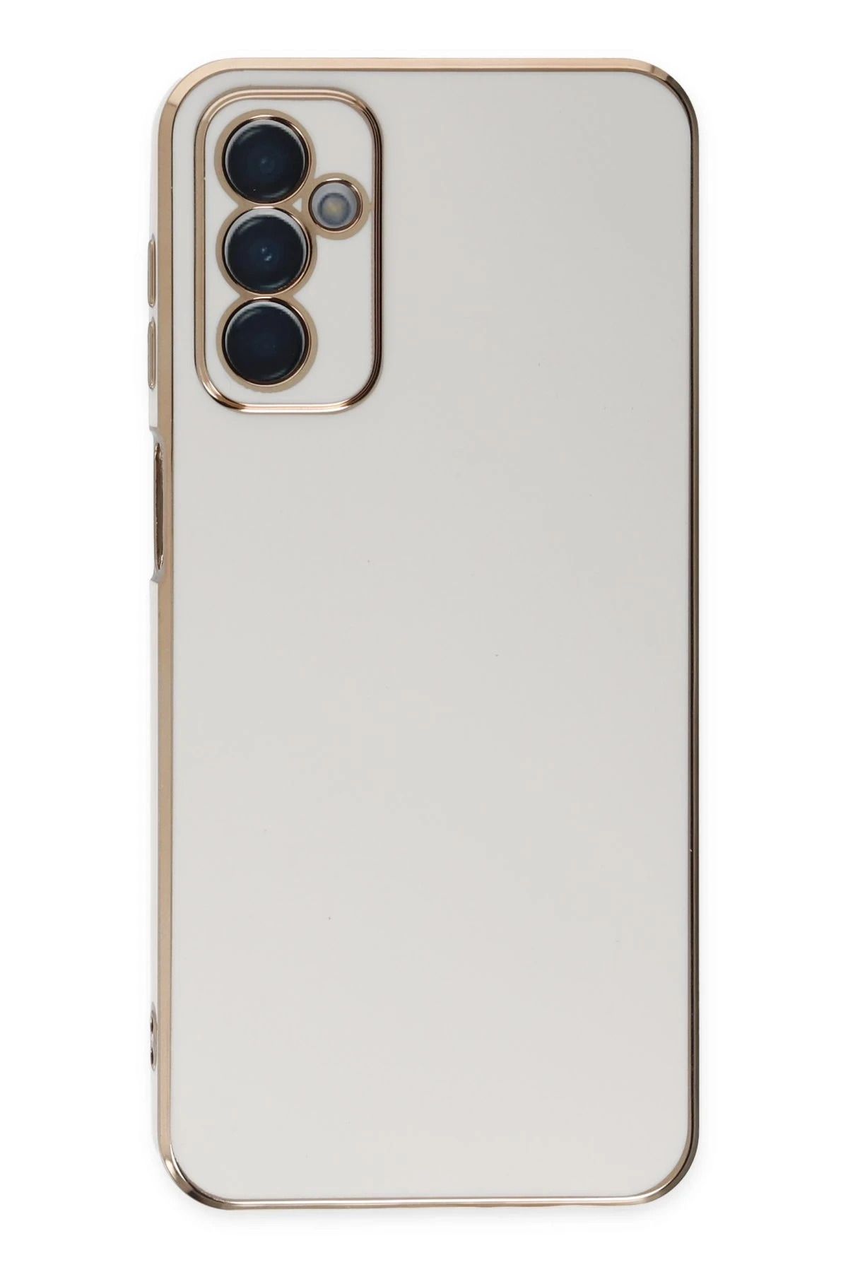 NewFace Samsung Galaxy M23 Kılıf Volet Silikon - Beyaz JOJUA