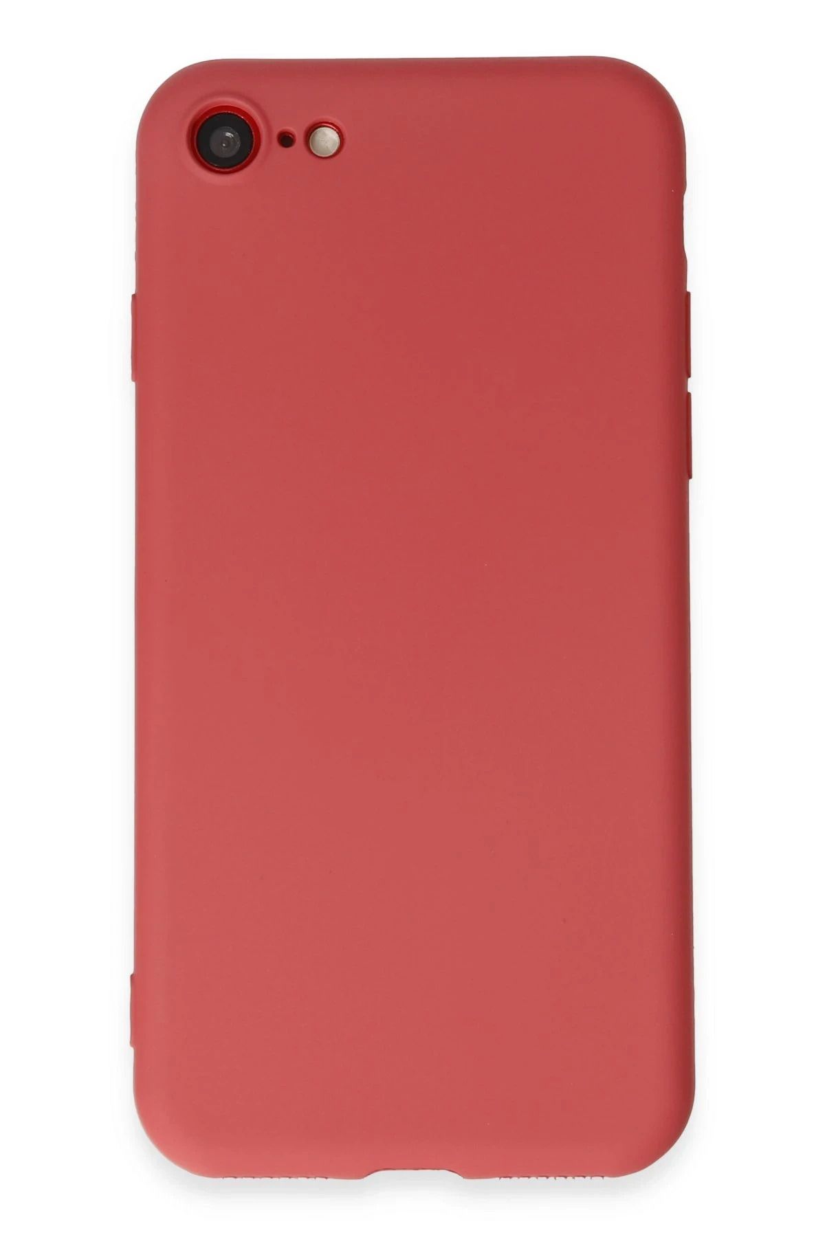 NewFace iPhone 7 Kılıf First Silikon - Kiremit JOJUA