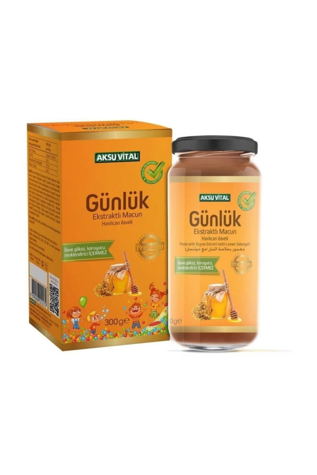 Aksu Vital Günlük Ekstraktlı Macun Havlıcan Ilaveli Çocuk Macunu 300gr