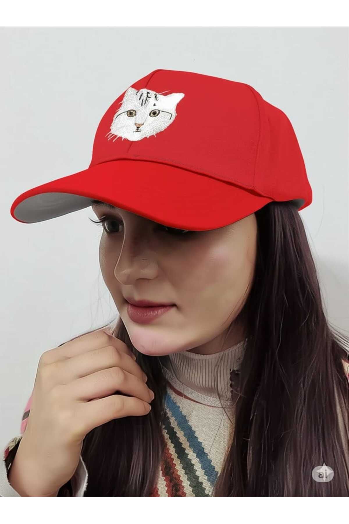 Anelli Kişiye Özel Evcil Hayvan Nakış Tasarımlı Şapka, Kişiye Özel , Kedi, Köpek , Kuş , Nakışlı Şapka
