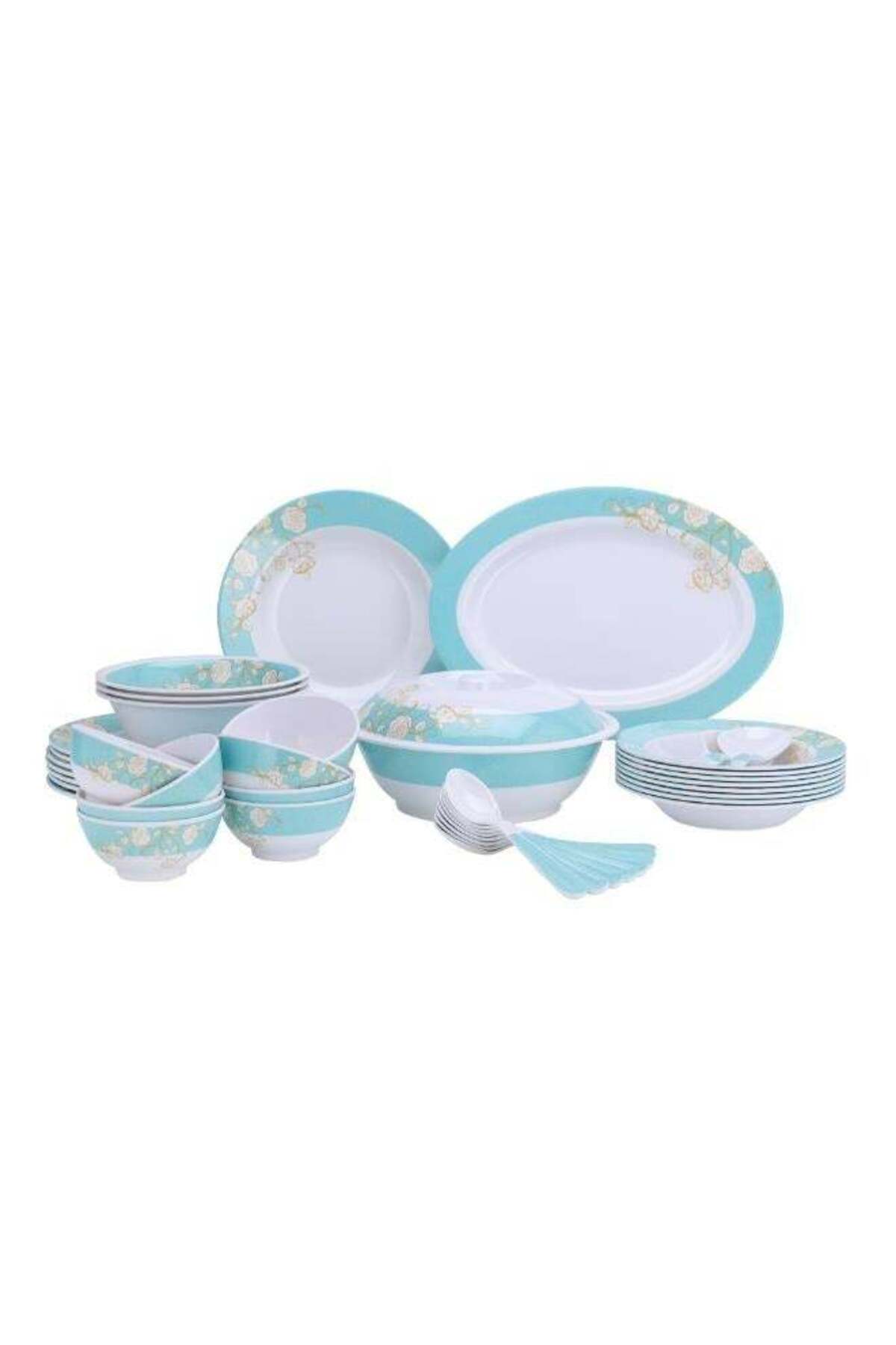 طقم عشاء ديلكاسا ميلامين 40 قطعة لعدد 6 أشخاص – خف...