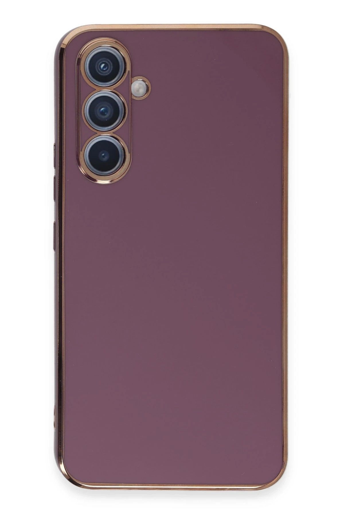 NewFace Samsung Galaxy A54 5G Kılıf Volet Silikon - Mor INSLM