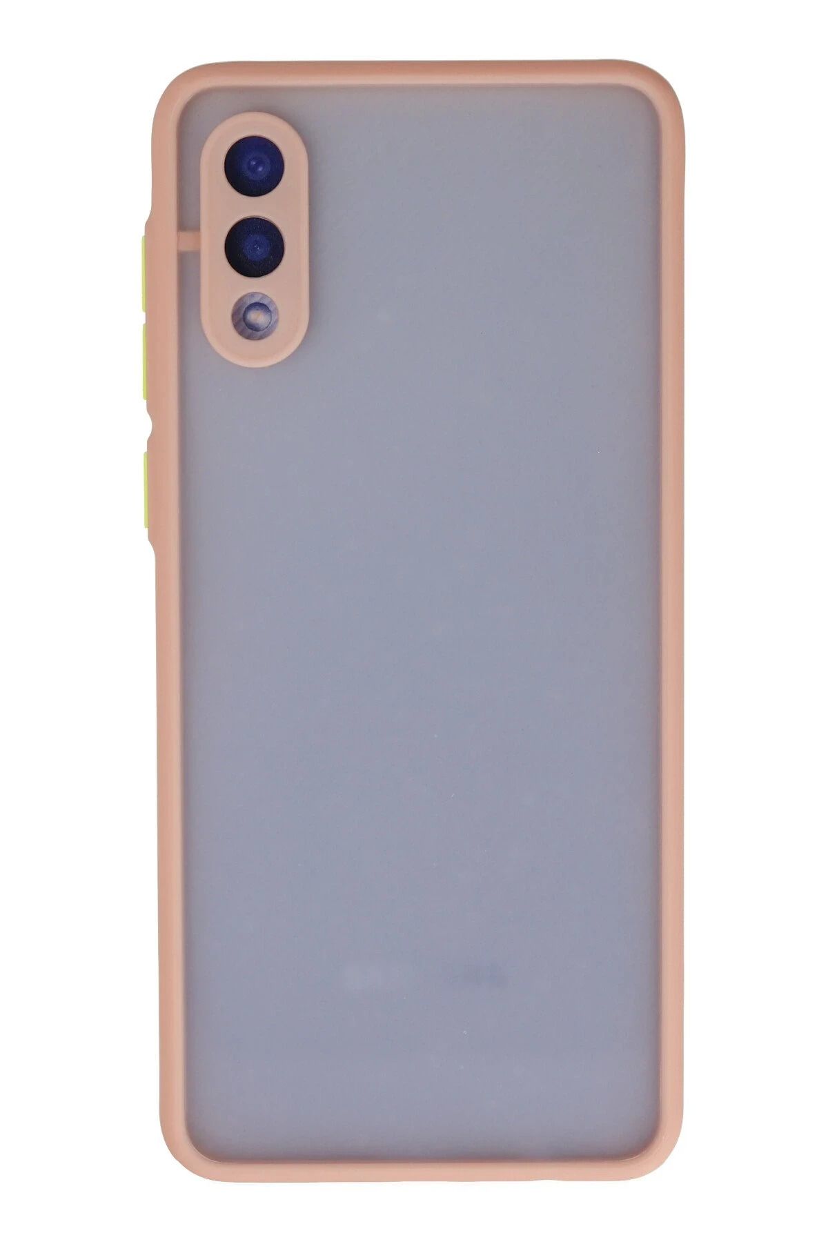 NewFace Samsung Galaxy A02 Kılıf Montreal Silikon Kapak - Pembe NRMSA