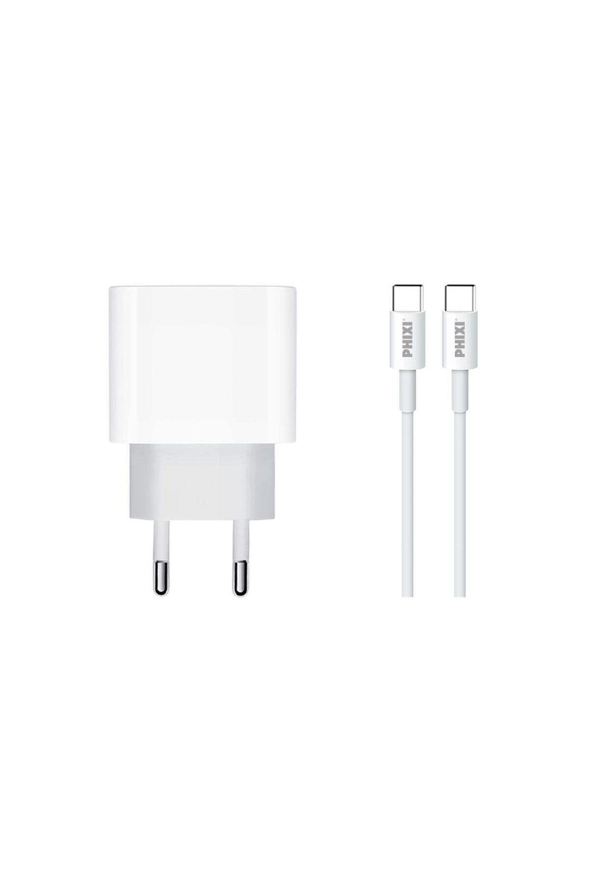 Remiuse Phixi Force QCH281T PD Destekli 15W Type-C to Type-C USB Kablolu Şarj Cihazı