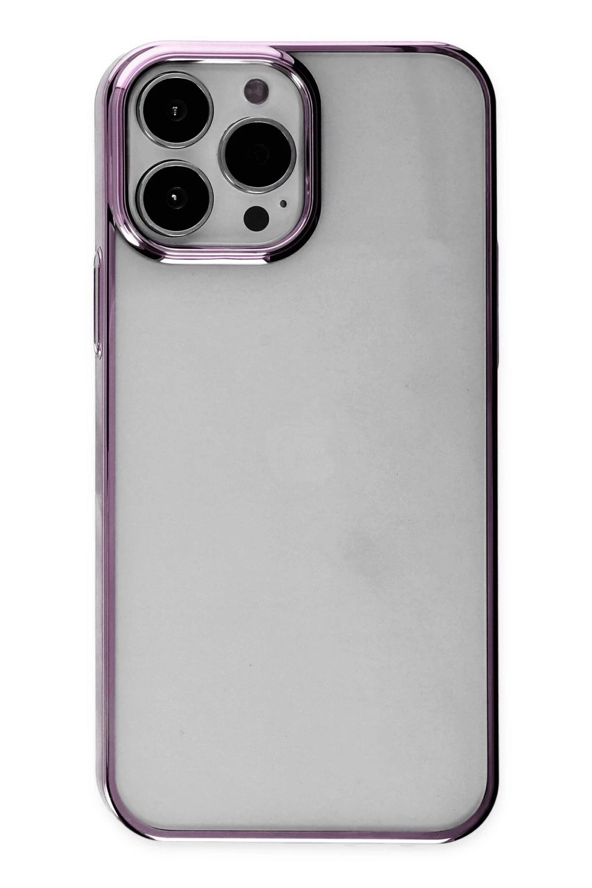 NewFace iPhone 14 Pro Kılıf Element Silikon - Lila LZWDR