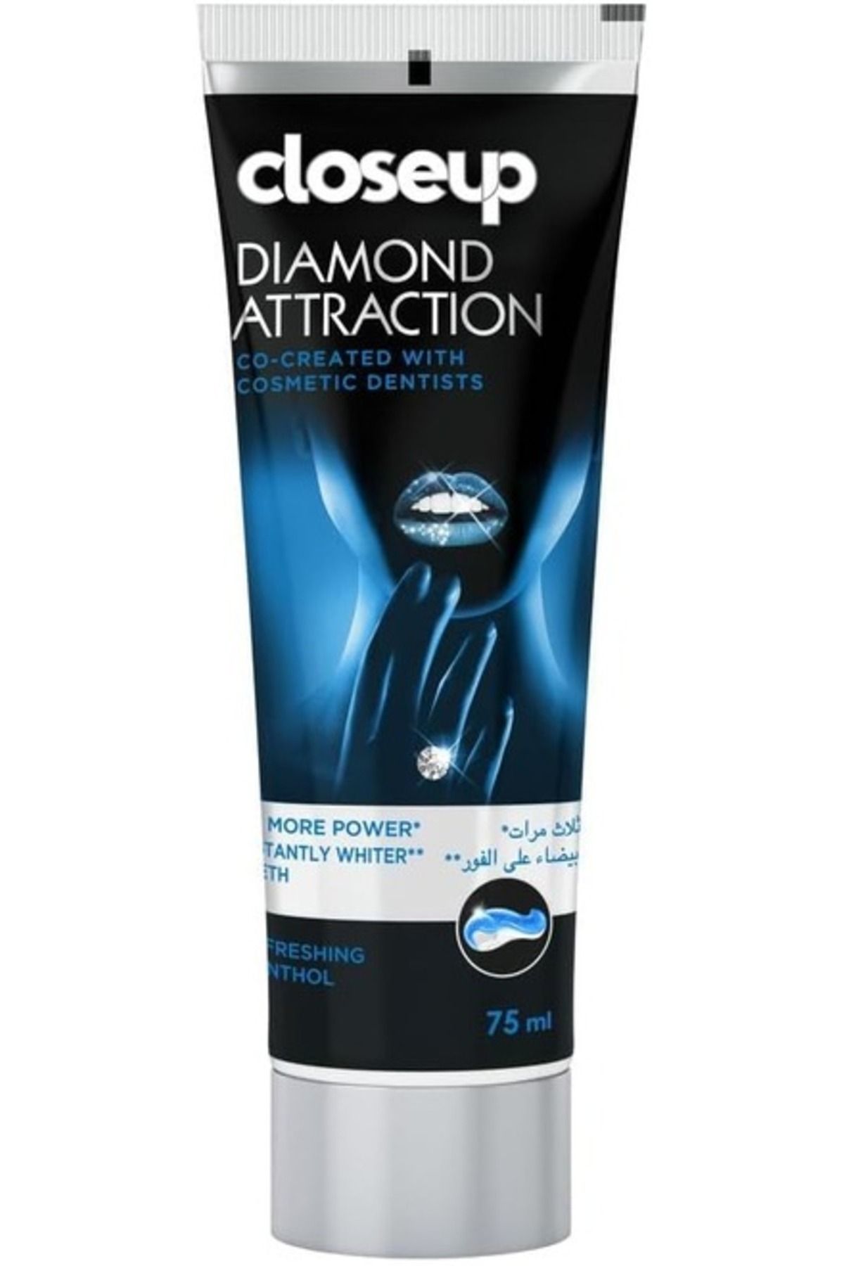 Closeup-2 Box Closeup Close Up Diamond Attraction Power White Toothpaste Fluoride Dental Gel 1