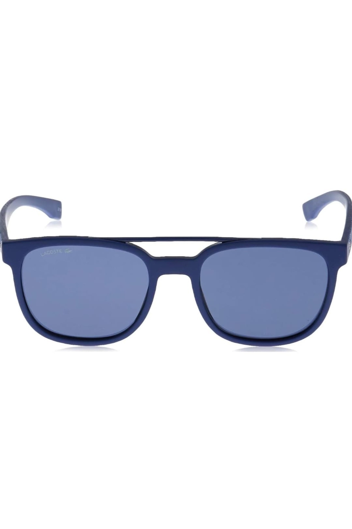 Lacoste-Matte Navy Blue Rectangle Sunglasses L883S 414 Size 54 2