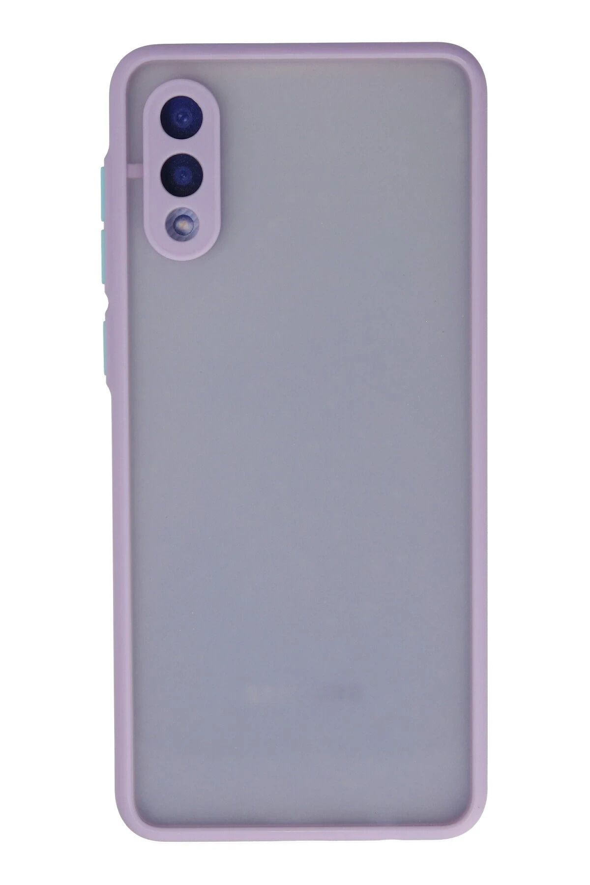 NewFace Samsung Galaxy A02 Kılıf Montreal Silikon Kapak - Mor NRMSA