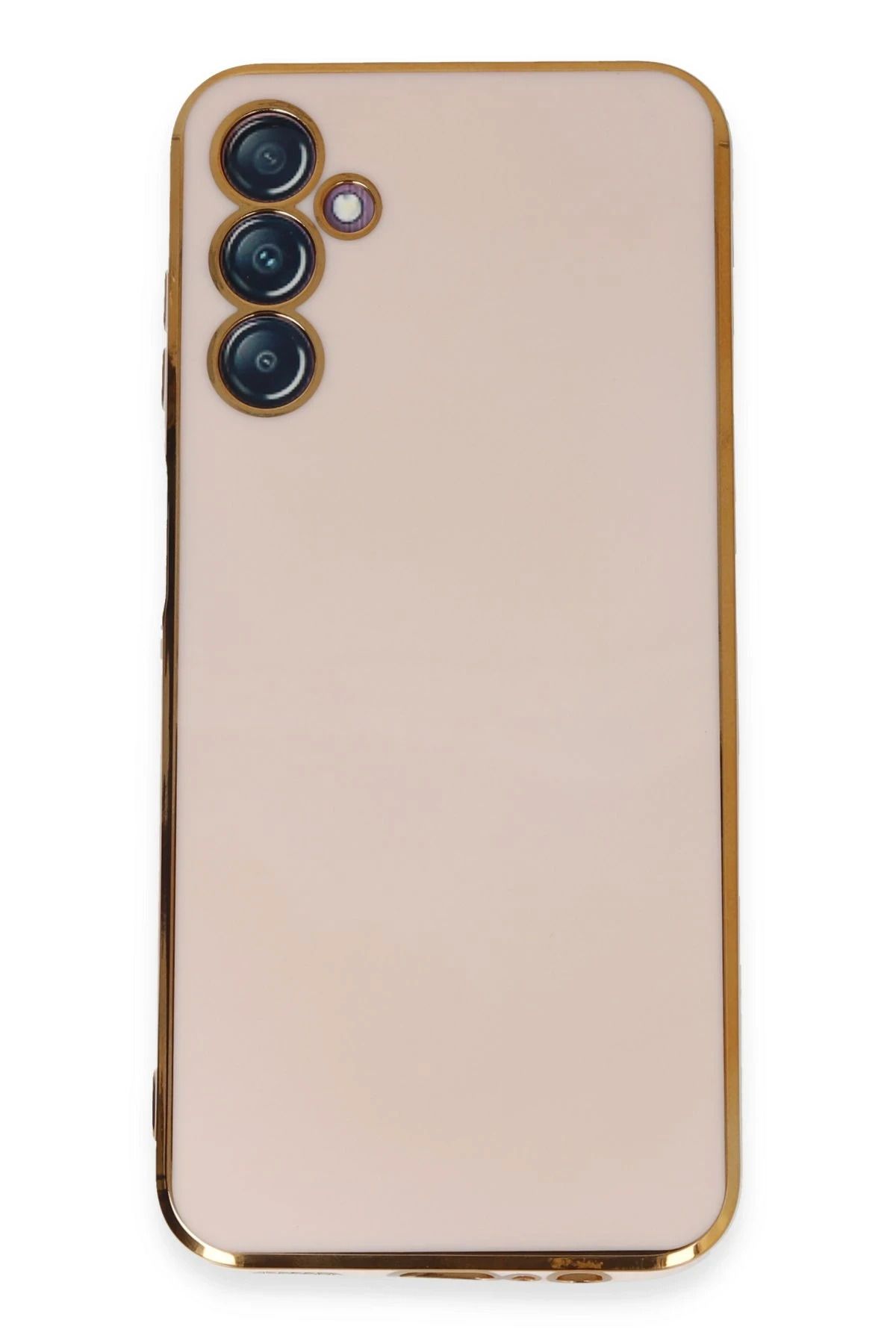 NewFace Samsung Galaxy M14 5G Kılıf Volet Silikon - Pembe HNZRN