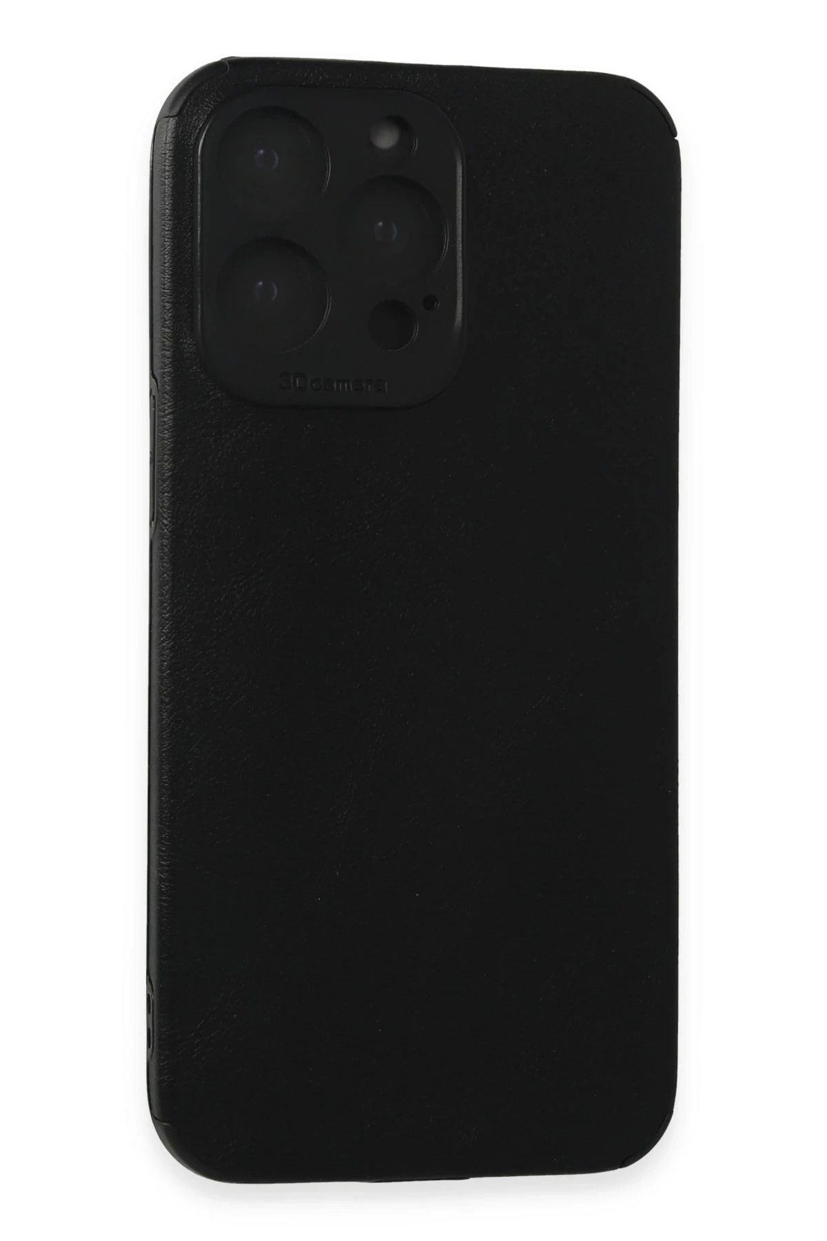 NewFace iPhone 15 Pro Max Kılıf Loop Deri Silikon - Siyah FERRG