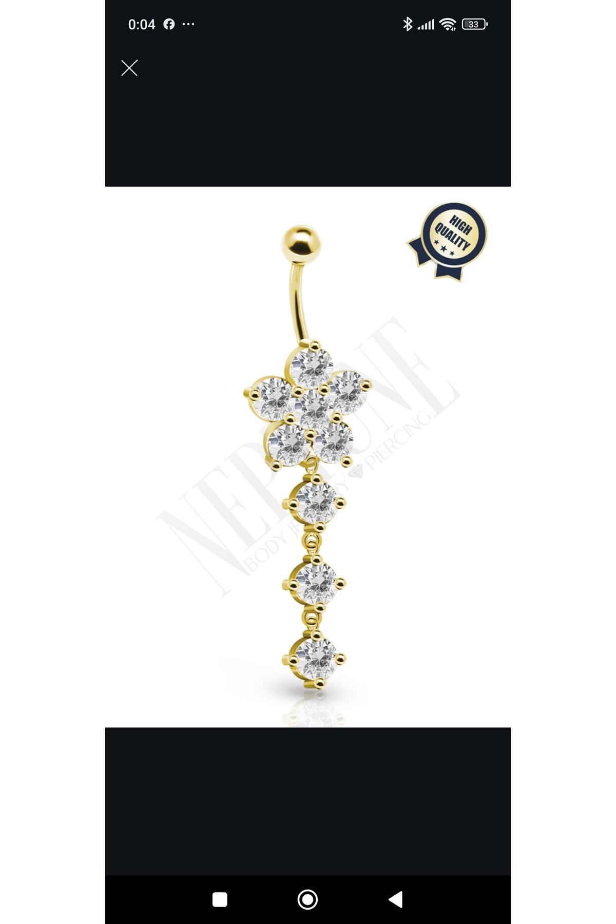 linaaksesuar Göbek piercing