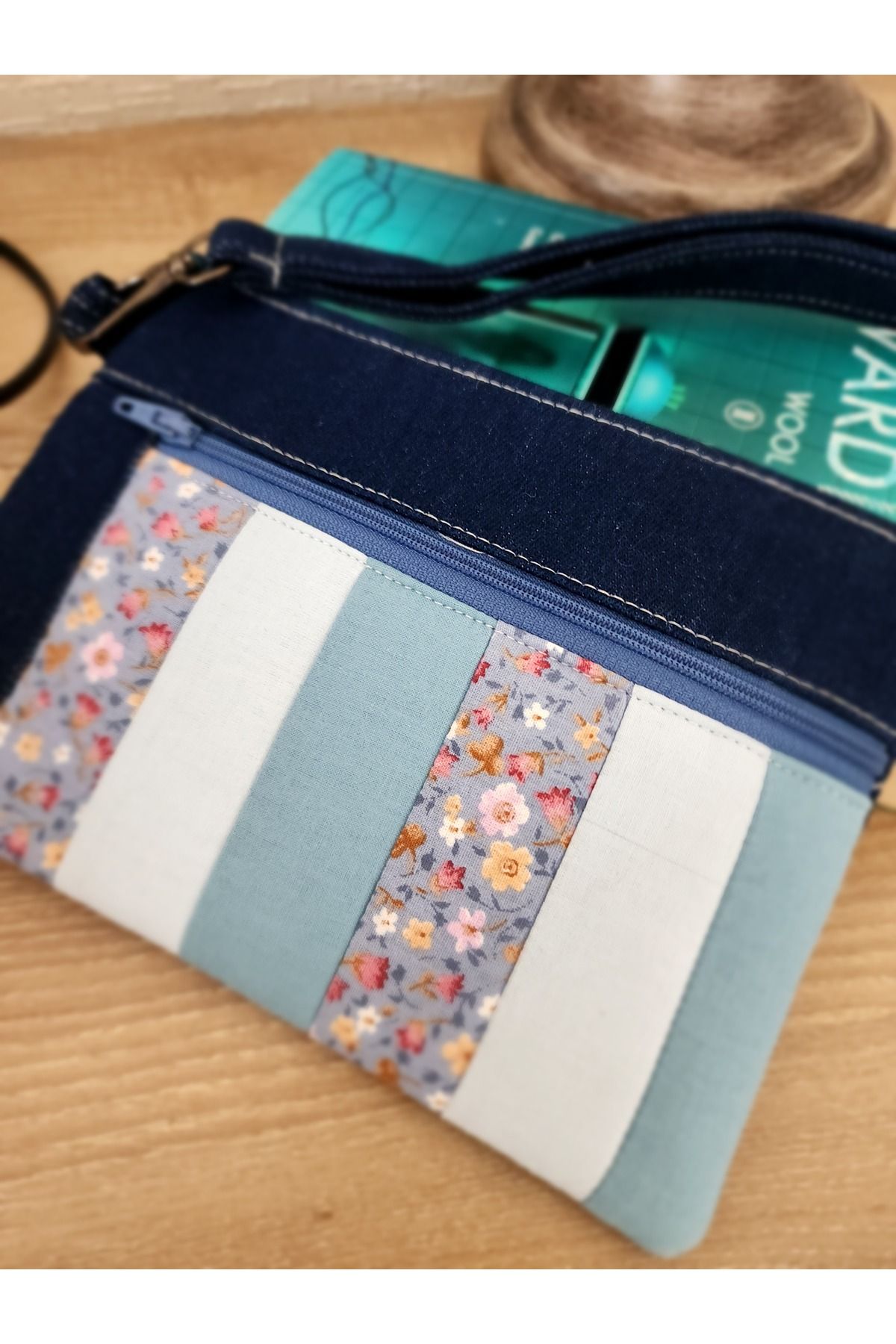 myyasminhome PATCHWORK KOT, UZUN CÜZDAN % 100 HANDMADE