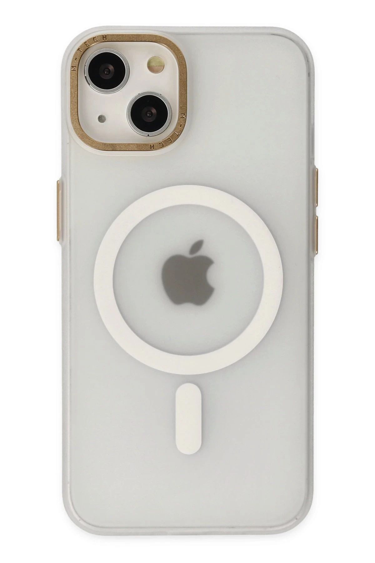 NewFace iPhone 15 Kılıf Lodos Magneticsafe Mat Kapak - Şeffaf LZWDR