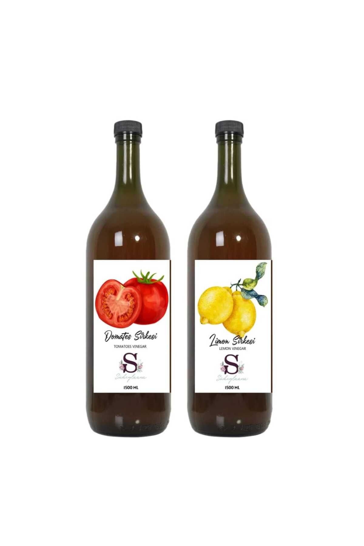 Süheylaana Doğal Domates Sirkesi 1500 Ml - Doğal Limon Sirkesi 1500 Ml