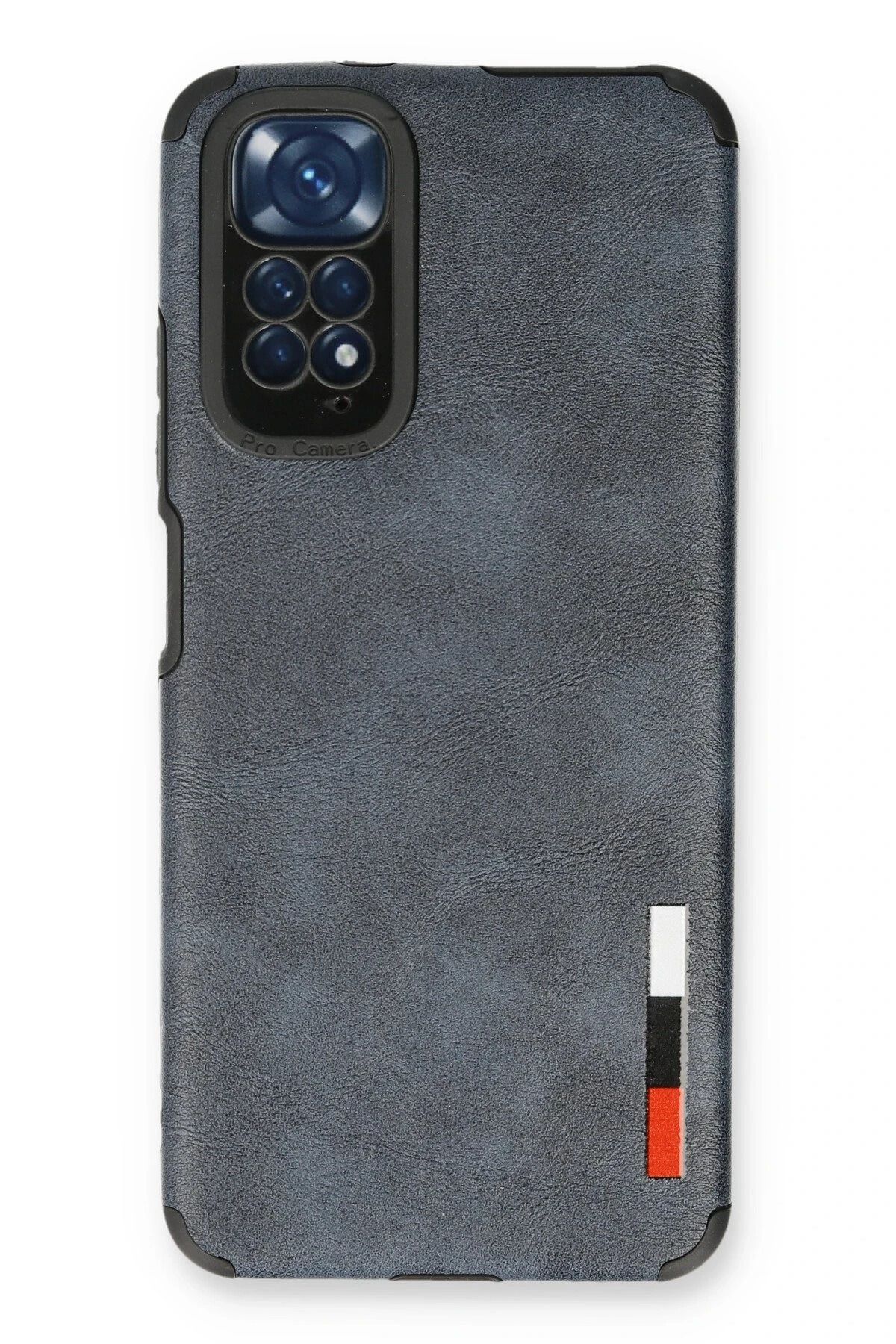NewFace Xiaomi Redmi Note 11 Kılıf Loop Deri Silikon - Lacivert JOJUA