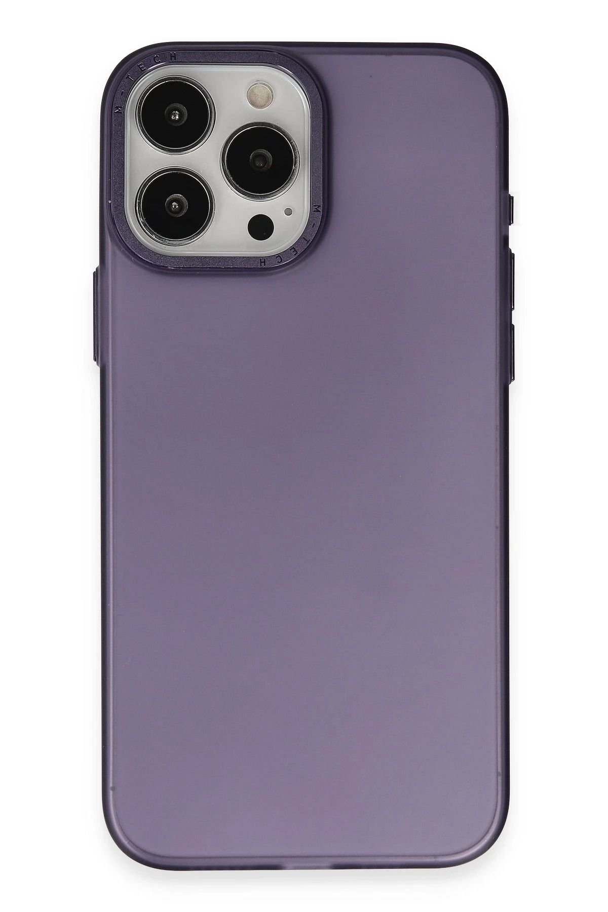 NewFace iPhone 15 Pro Kılıf Modos Metal Kapak - Derin Mor NRMSA