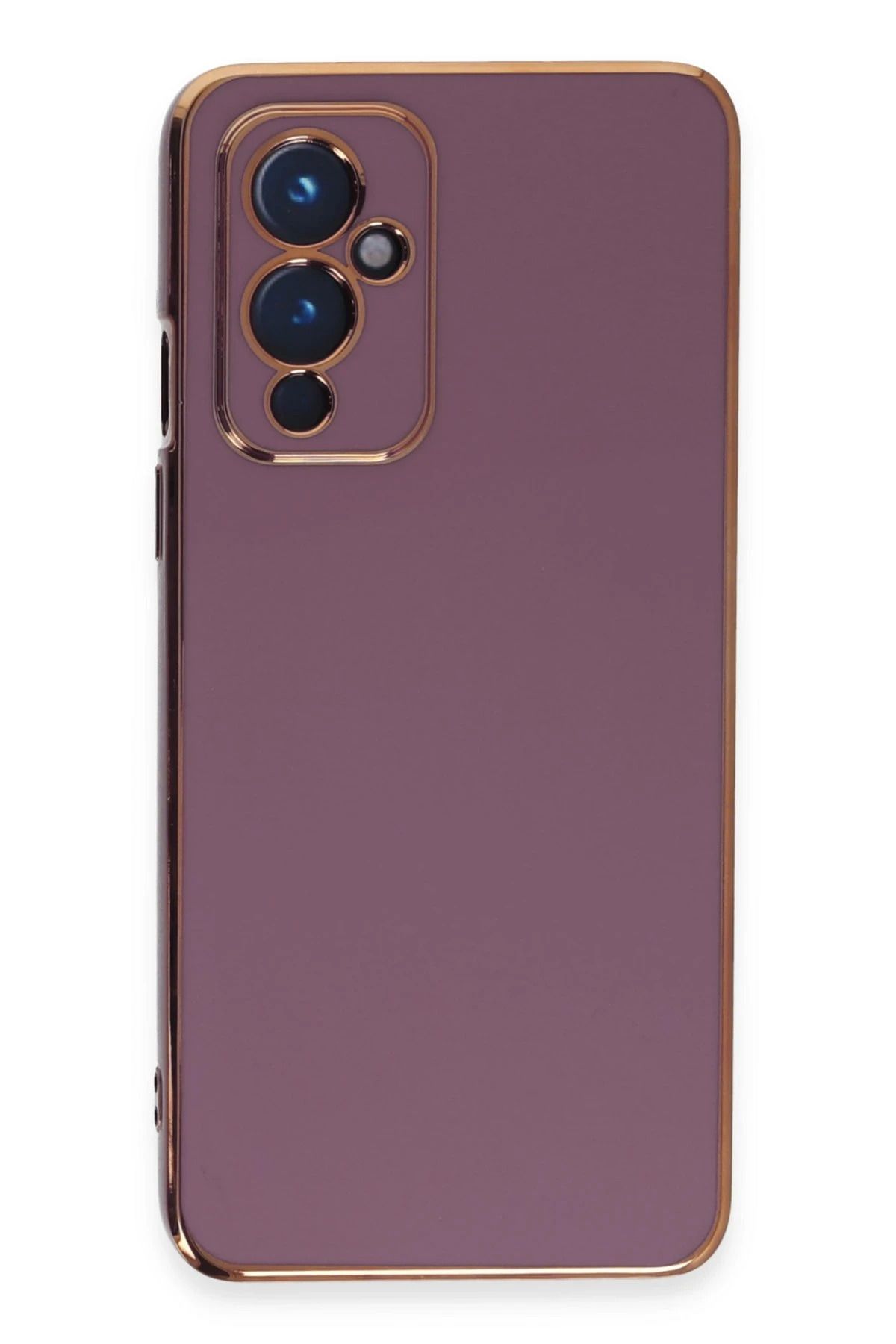 NewFace One Plus 9 Kılıf Volet Silikon - Mor BSTMY