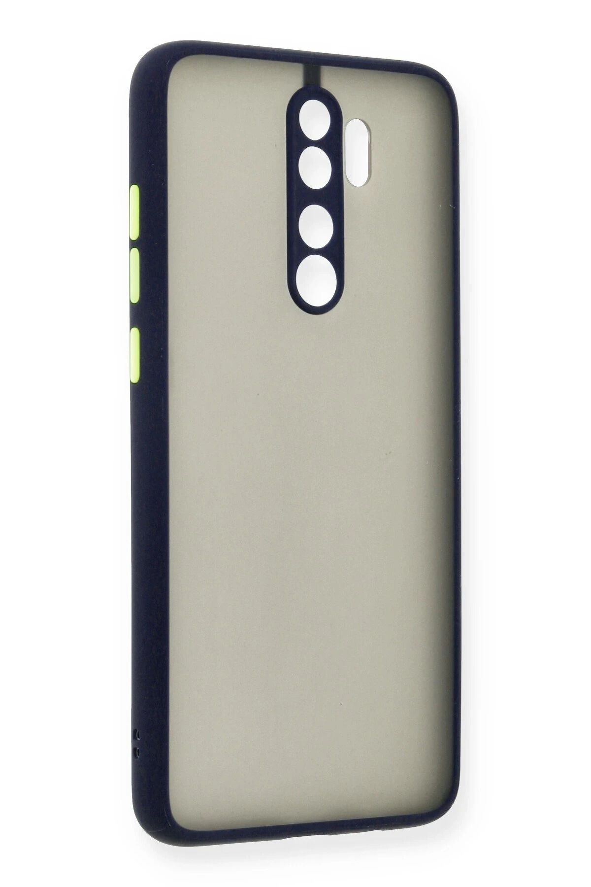 NewFace Xiaomi Redmi Note 8 Pro Kılıf Montreal Silikon Kapak - Lacivert HNZRN