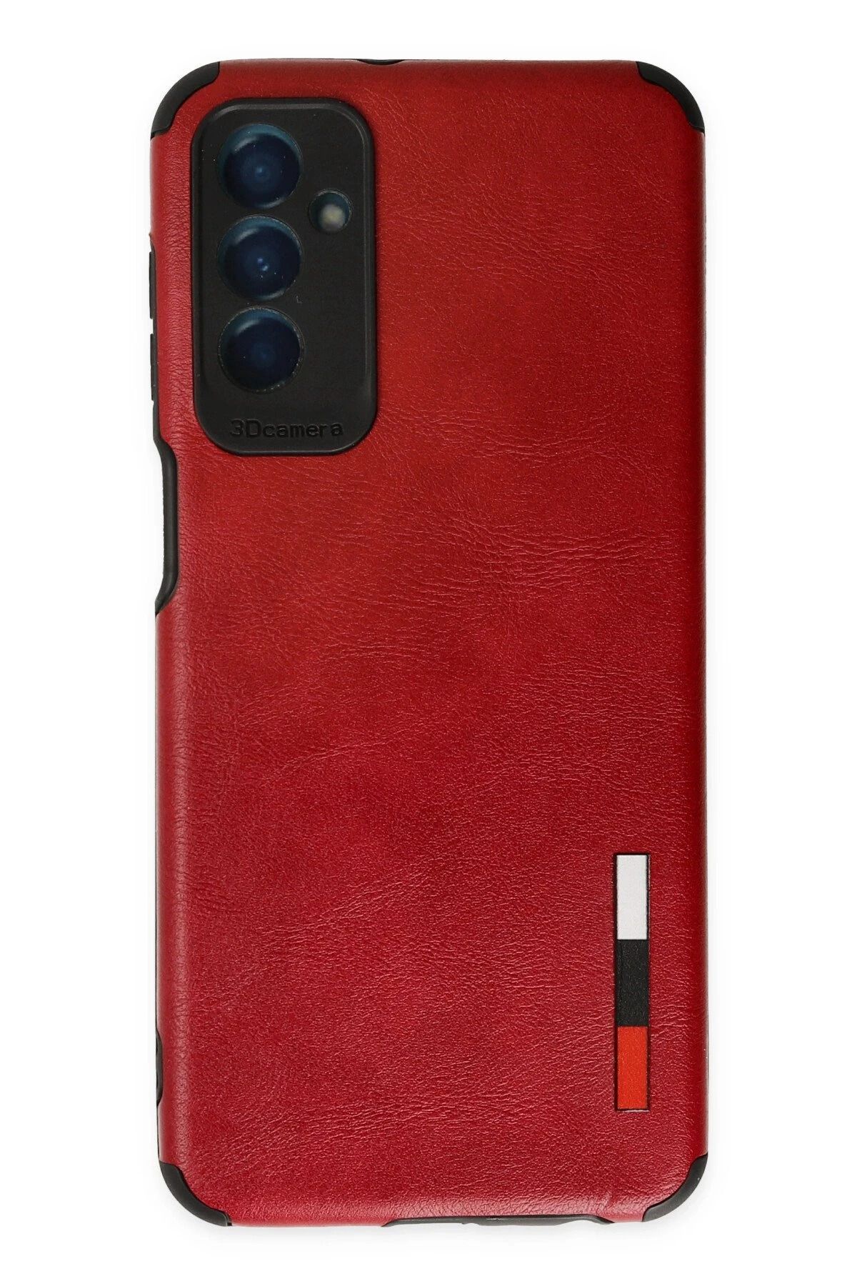 NewFace Samsung Galaxy M13 Kılıf Loop Deri Silikon - Kırmızı BSTMY