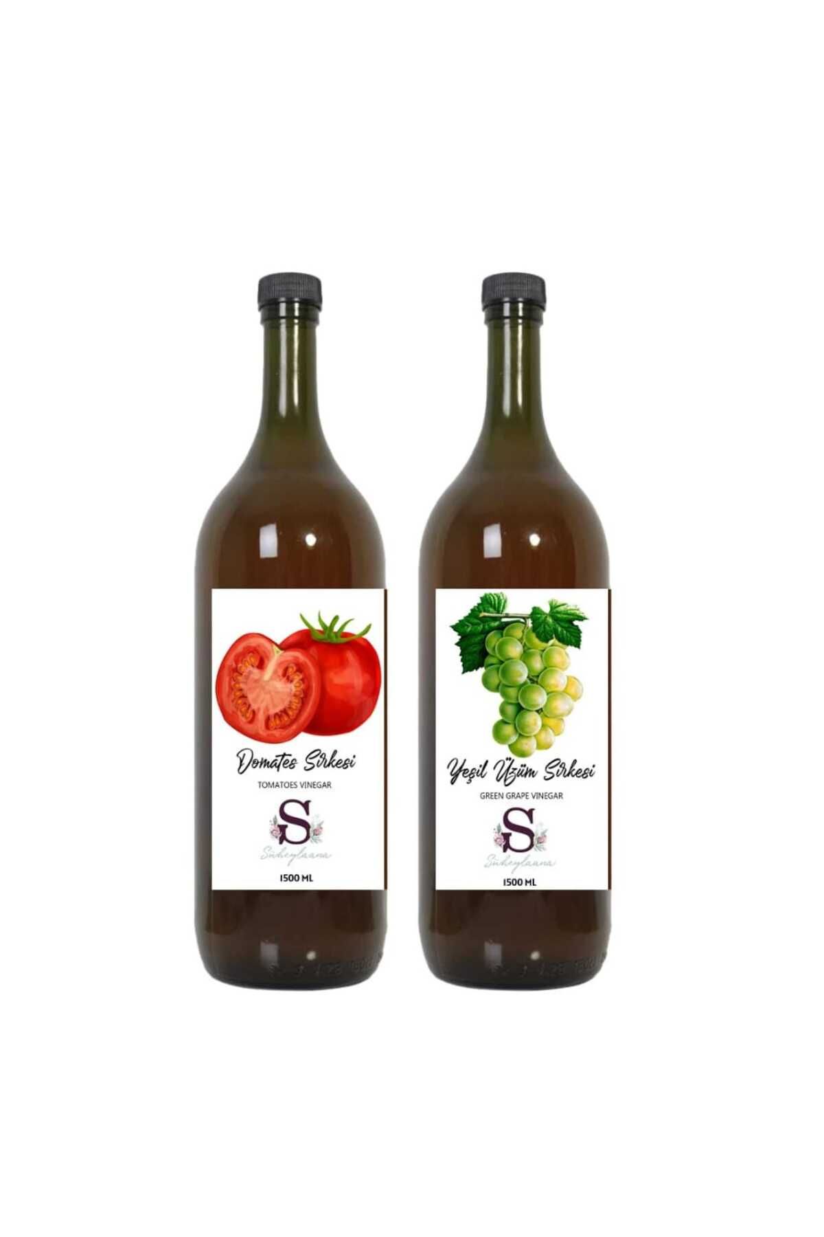 Süheylaana Doğal Domates Sirkesi 1500 Ml - Doğal Yeşil Üzüm Sirkesi 1500 Ml