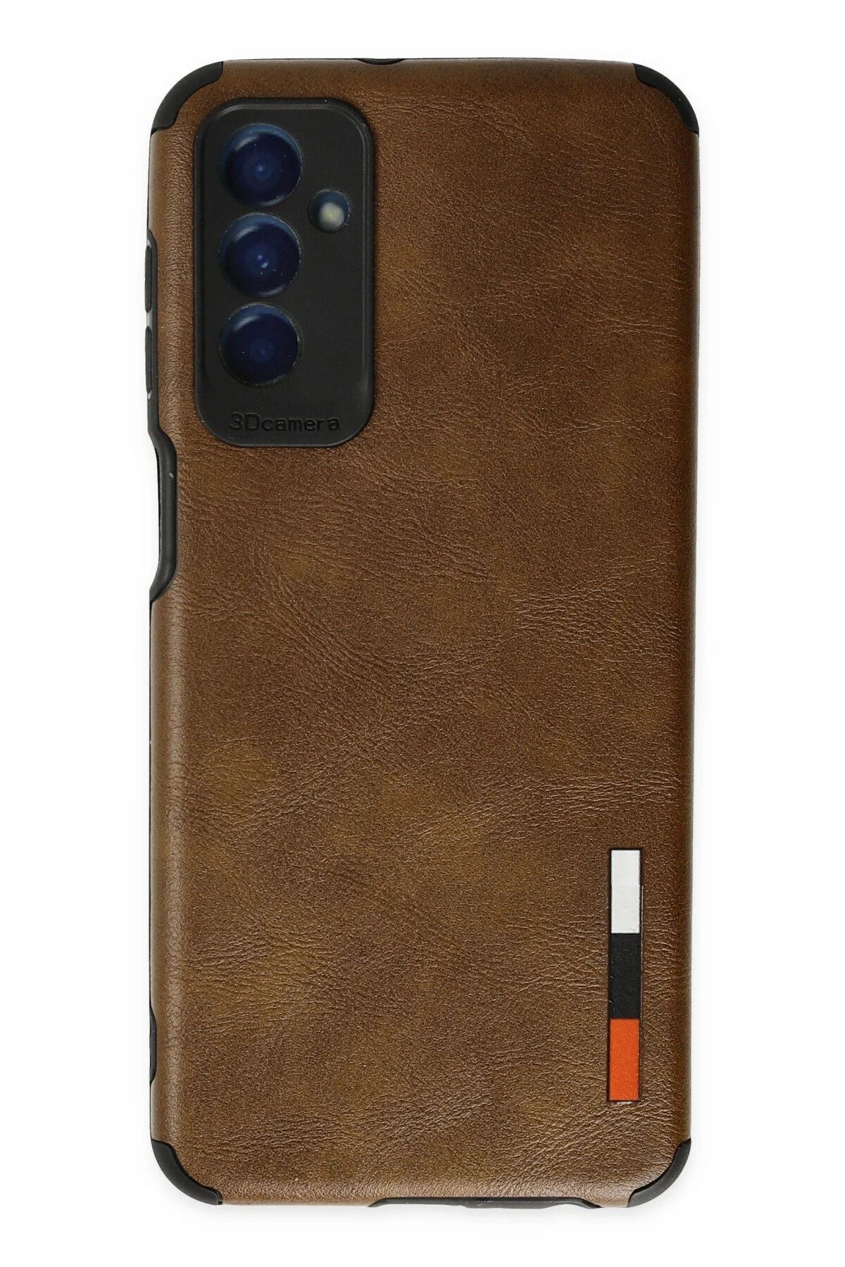 NewFace Samsung Galaxy M13 Kılıf Loop Deri Silikon - Kahverengi BSTMY