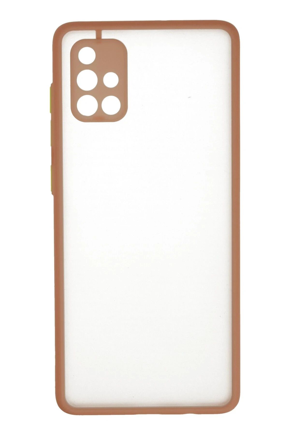 NewFace Samsung Galaxy A71 Kılıf Montreal Silikon Kapak - Pembe BSTMY