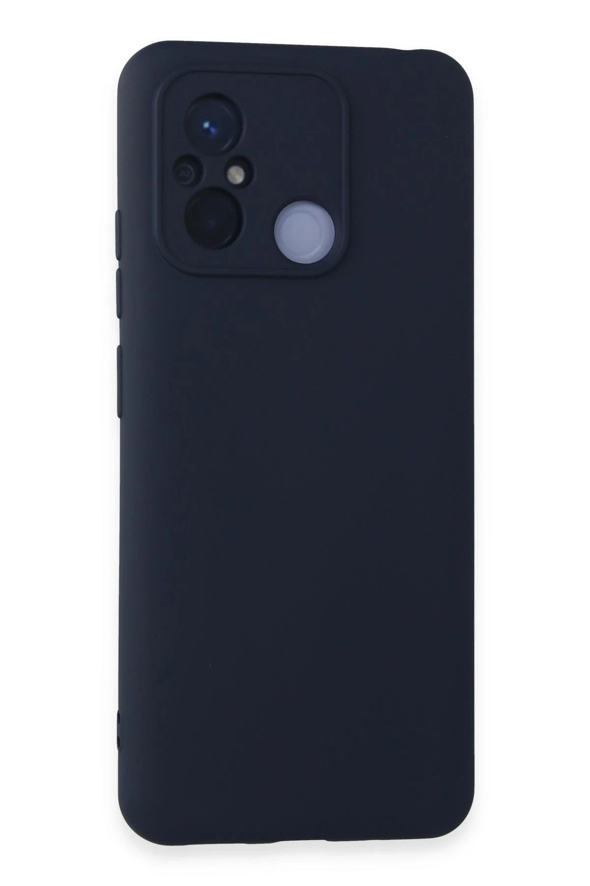 NewFace Xiaomi Redmi 12C Kılıf Nano içi Kadife Silikon - Lacivert LZWDR