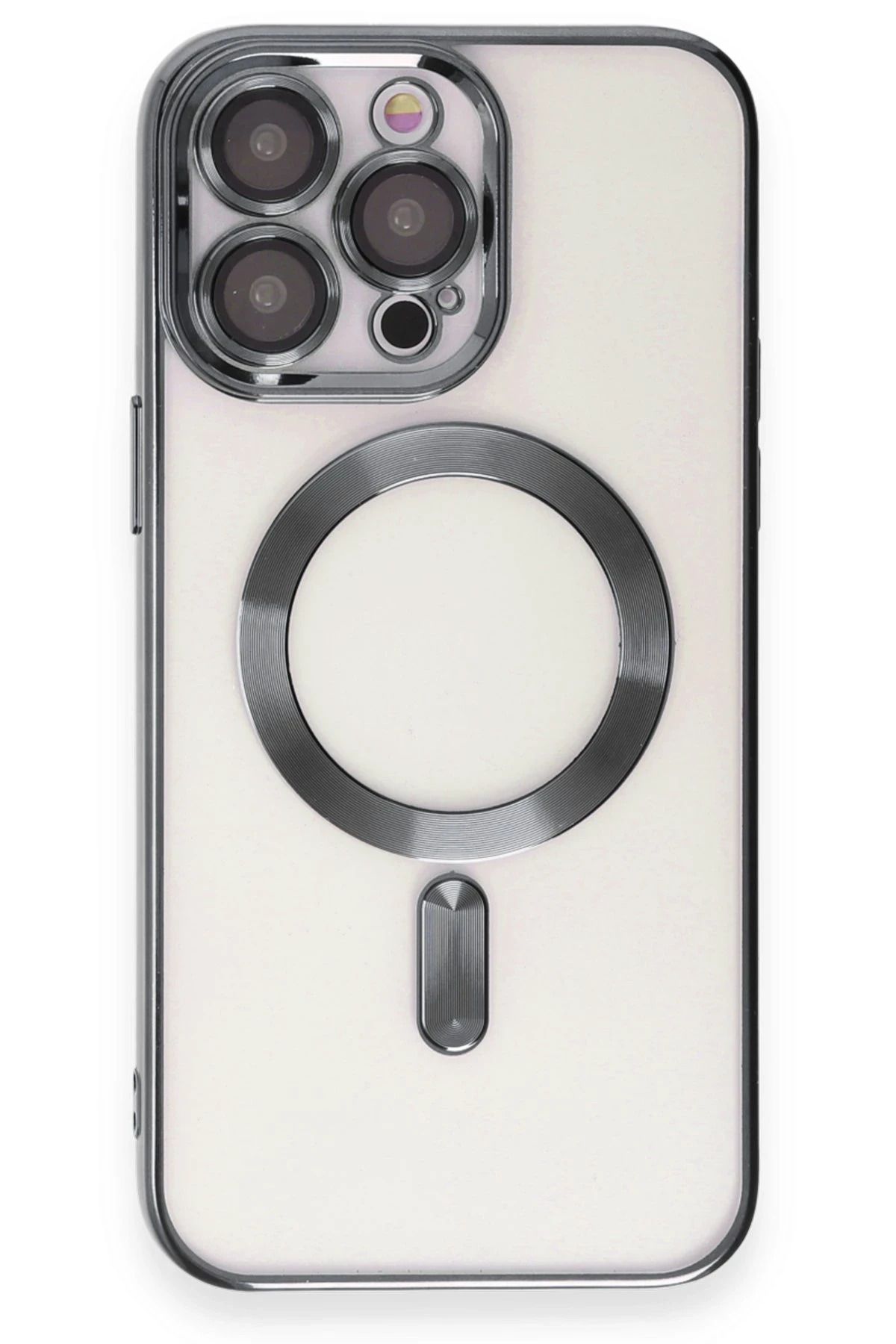 NewFace iPhone 15 Pro Kılıf Kross Magneticsafe Kapak - Titan Gri LZWDR