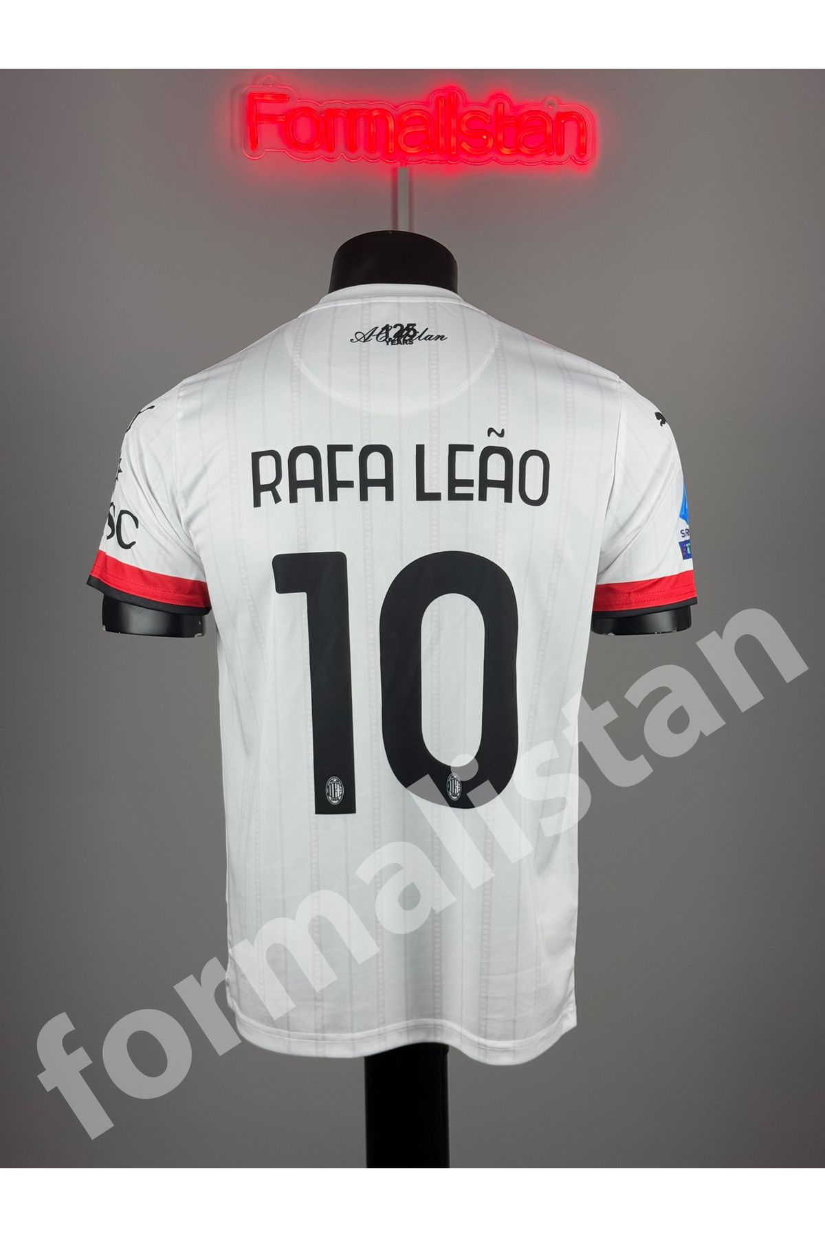 Quaxram Milân Râfa Leao Futbol Forması - Beyaz