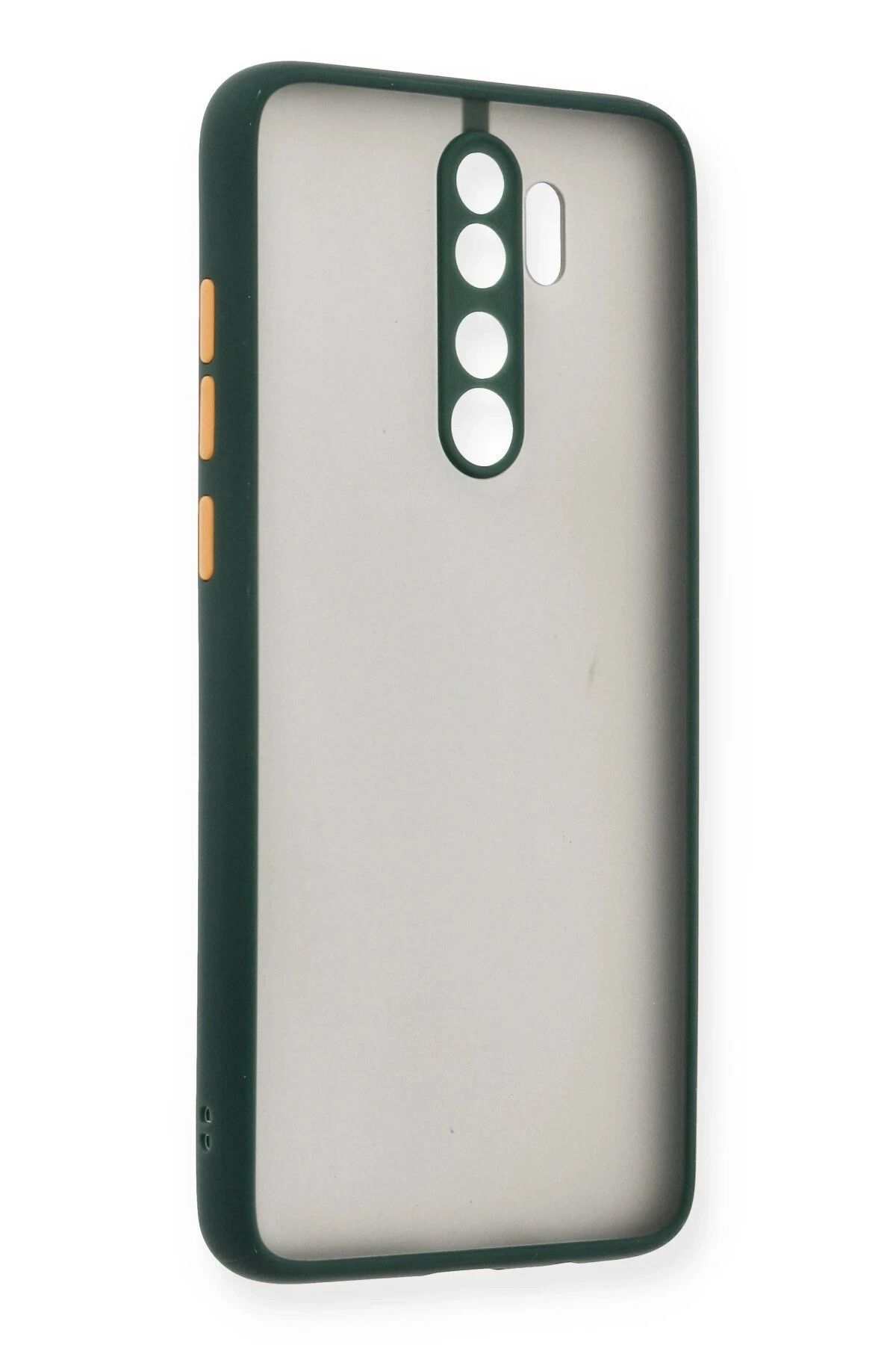 NewFace Xiaomi Redmi Note 8 Pro Kılıf Montreal Silikon Kapak - Yeşil BSTMY