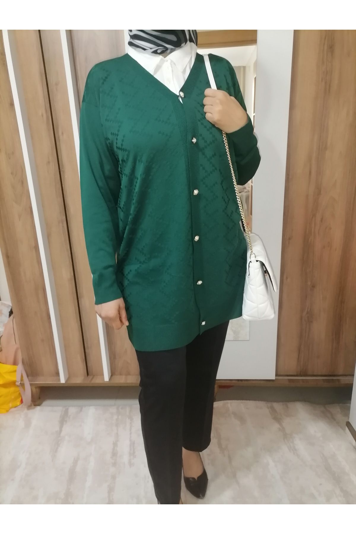 Jose Clothing İnce Tesettür Triko Ceket Yelek