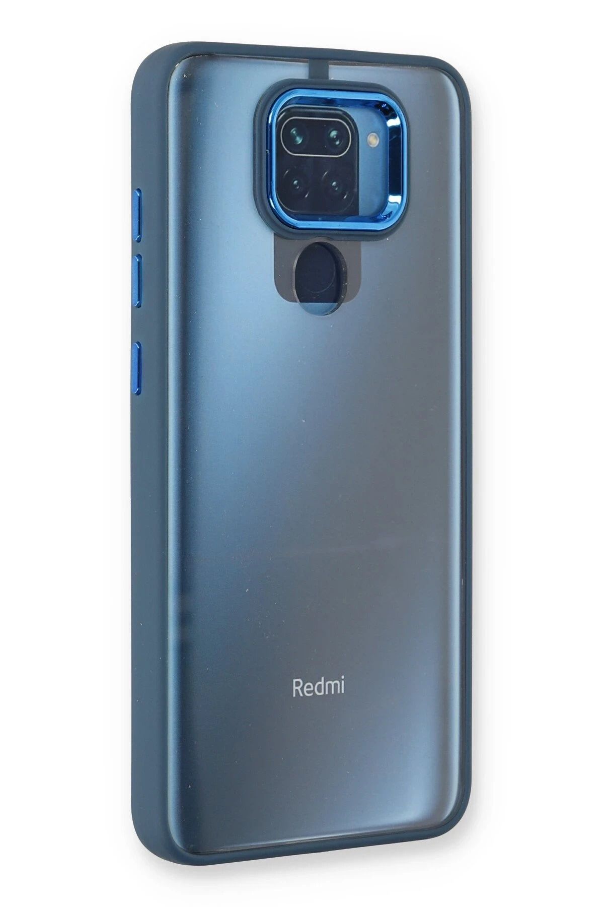 NewFace Xiaomi Redmi Note 9 Kılıf Dora Kapak - Mavi LZWDR