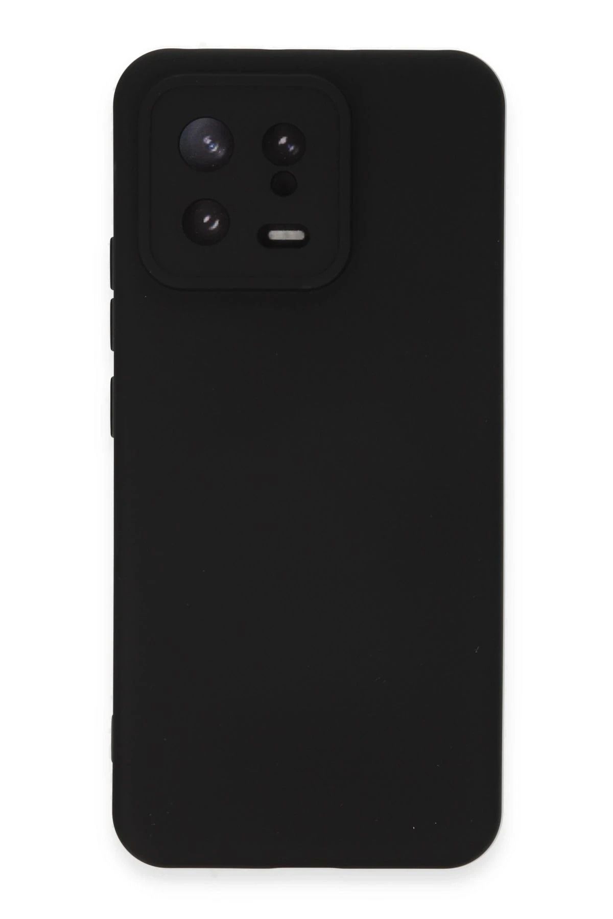 NewFace Xiaomi Mi 13 Kılıf Nano içi Kadife Silikon - Siyah JOJUA