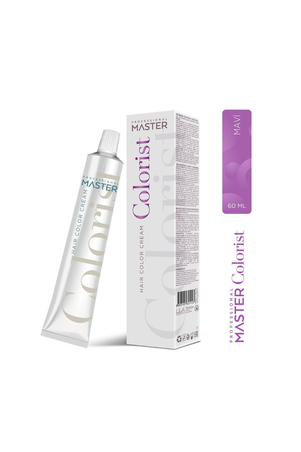 MUK's Beauty Tools MASTER COLORIST 60 ml Tüp Boya Saç Boyası 60 Renk Kuaför 4