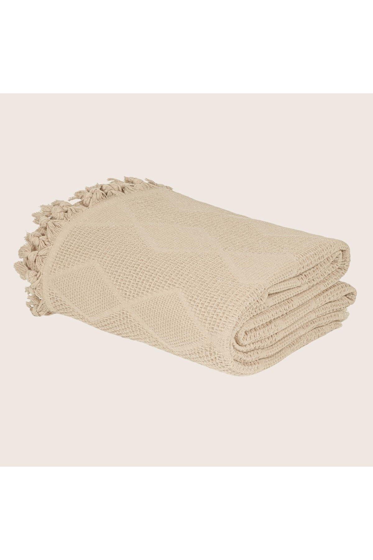 OYALI HOME COLLECTION Çift Kişilik Gri Jakarlı Pamuklu Nevresim 220x240cm 4 Mevsim • Yıl Boyu Konfor