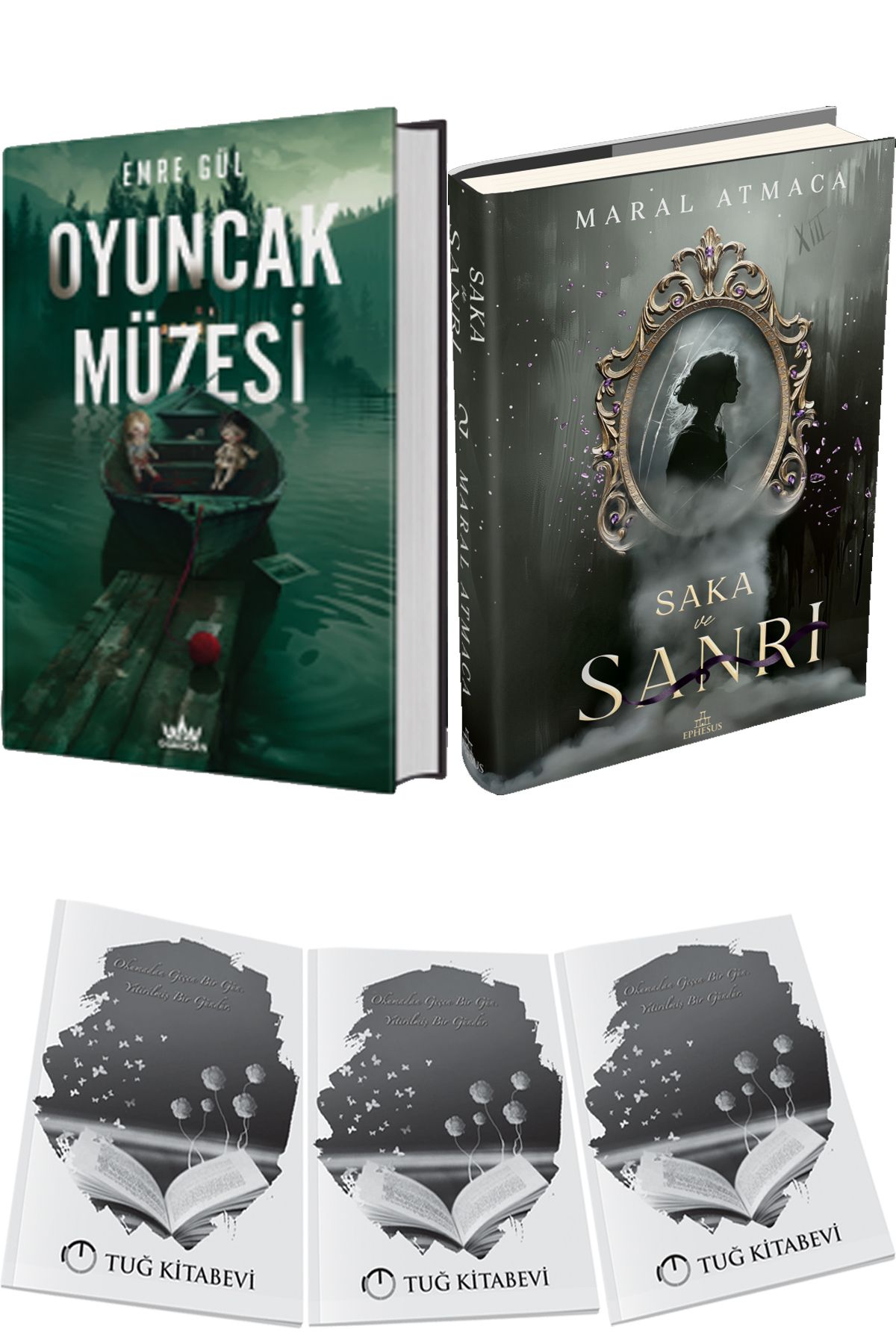 Ephesus Yayınları Oyuncak Müzesi Ciltli ve Saka ve Sanrı 2 Ciltli + Hediyeli