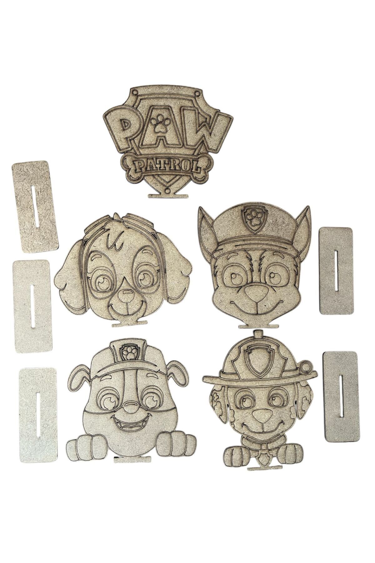 OES HOME Paw Patrol Ahşap Boyama Oyuncak Aktivite Karne Hediyesi Yaz Okulu Etkinlik Kreş