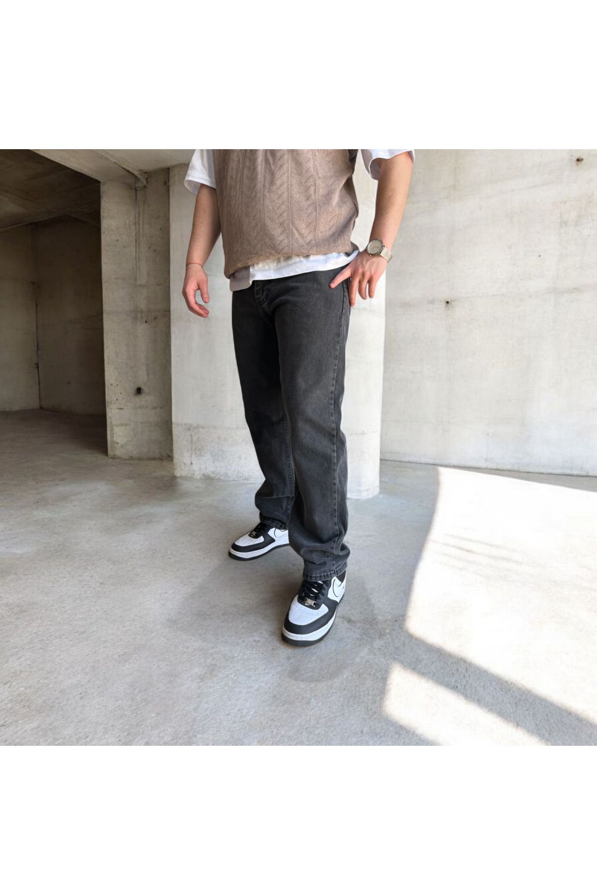 Roil Wear Antrasit Baggy Jean