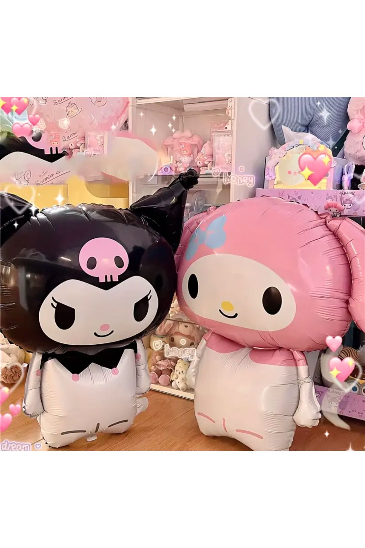 zehracatasariim Kuromi ve Melodi Balon Seti